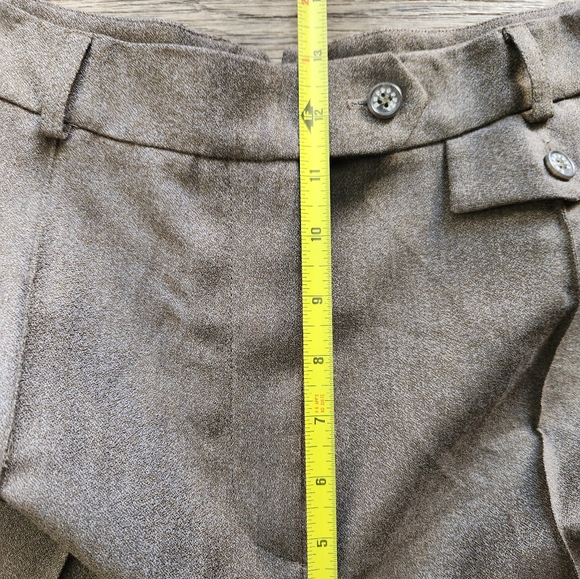 Burberrys Vintage Brown Wool High Waisted Trouser Pants - Picture 8 of 11